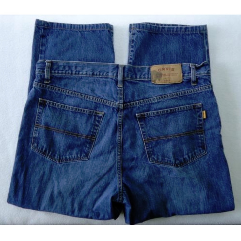 Orvis Men's Jeans Relaxed 100% Cotton Altered Size